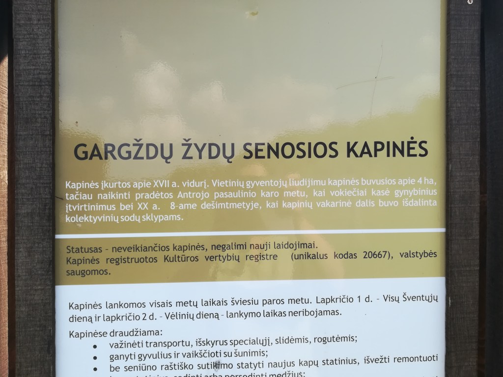 Gargždų žydų senosios kapinės