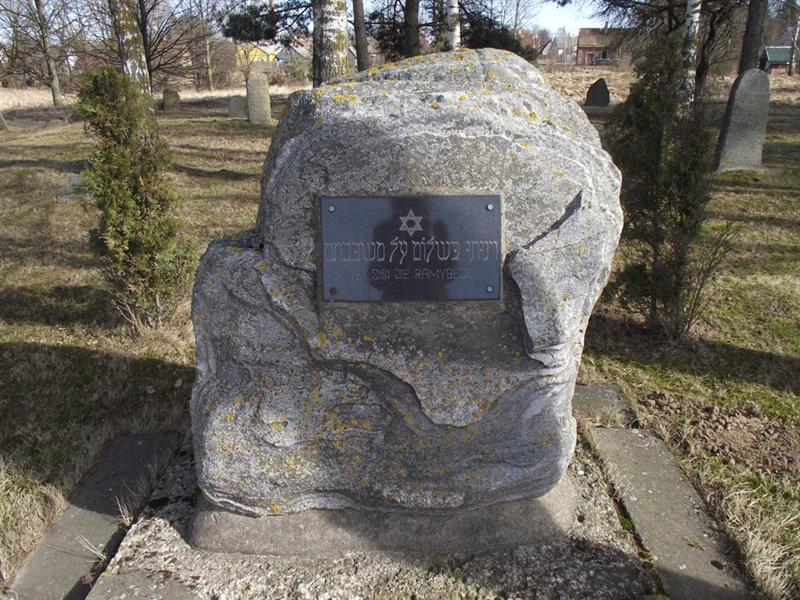 Pumpėnų žydų kapinės (Kultūros paveldo departamento nuotrauka)