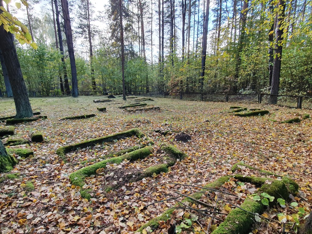 Išlikę kapai Mažeikių žydų kapinėse